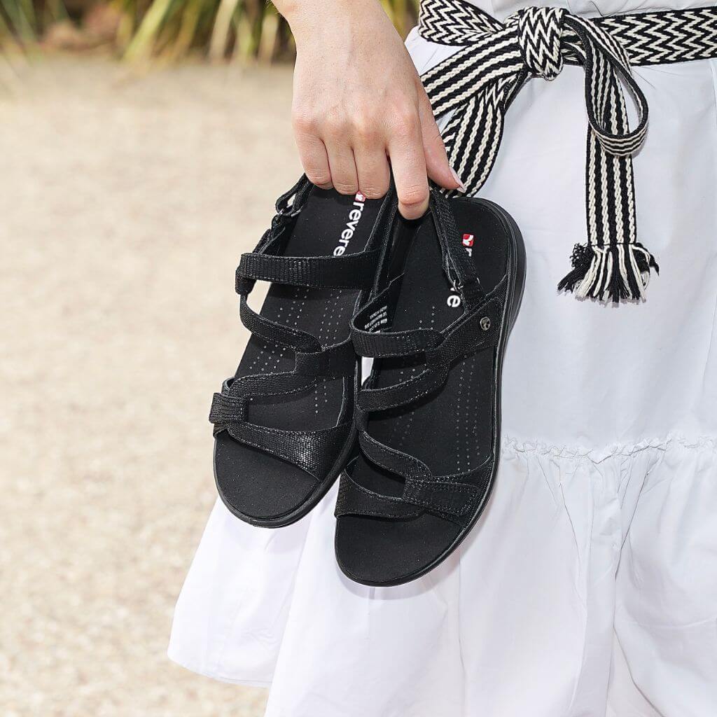 Revere Miami (Wide Fit) - Black Lizard | Footgear 