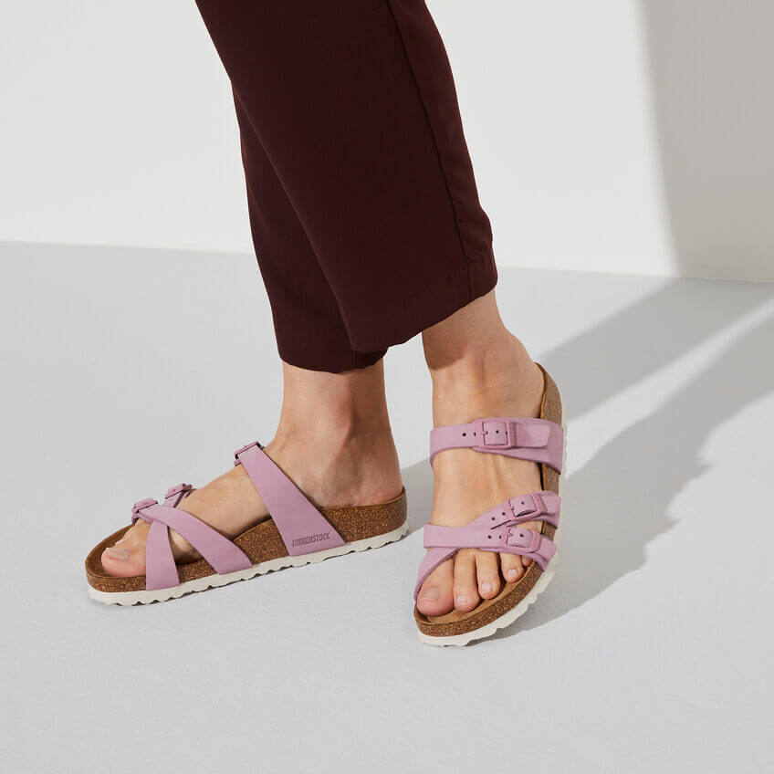 Franca Nubuck Leather Soft Footbed - Orchid