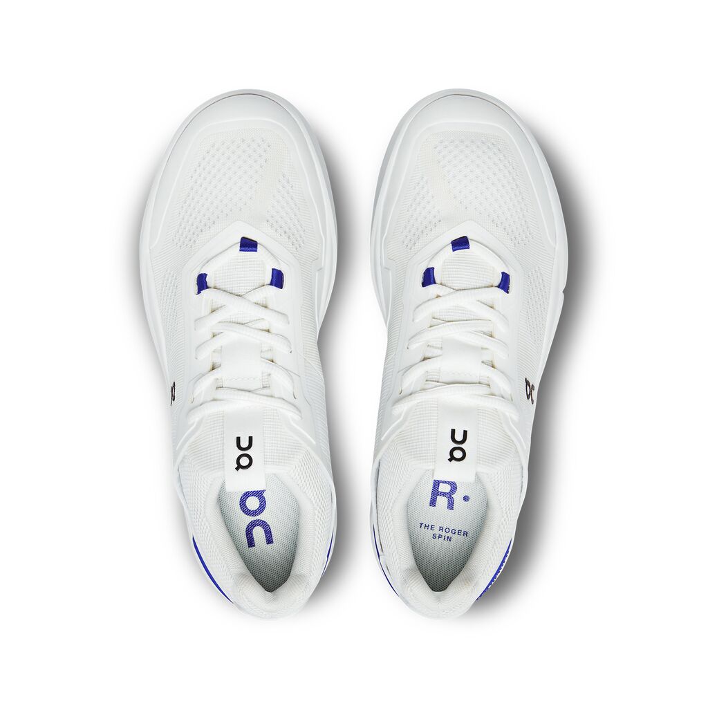 ON Running The Roger Spin Lace - White/Indigo | Footgear 