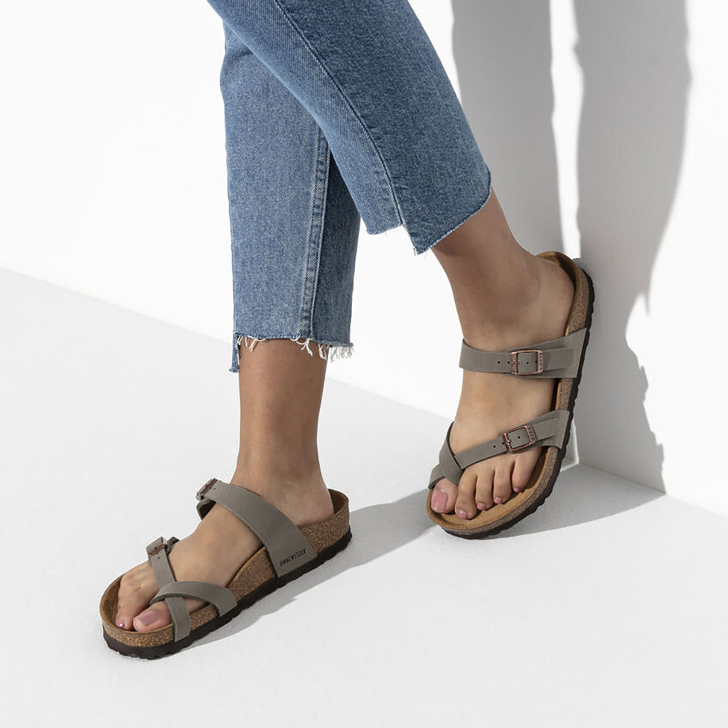 Birkenstock Mayari BirkiBuc - Stone | Footgear