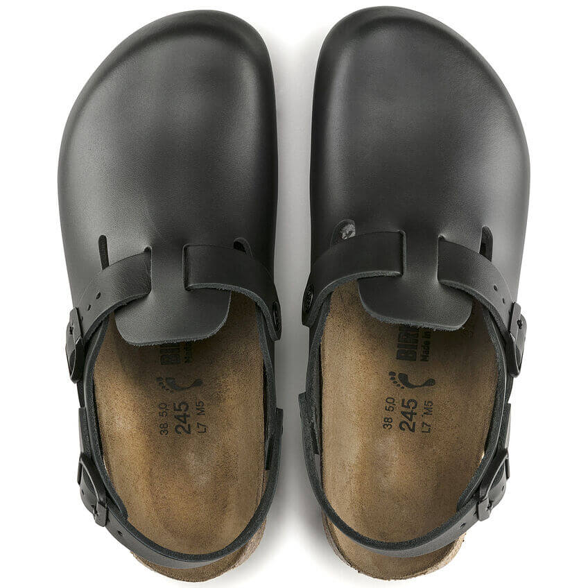 Birkenstock Tokio Supergrip Leather - Black | Footgear