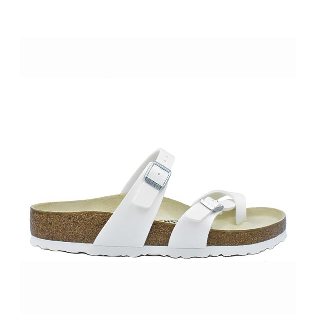 Birkenstock Mayari Birko Flor - White | Footgear